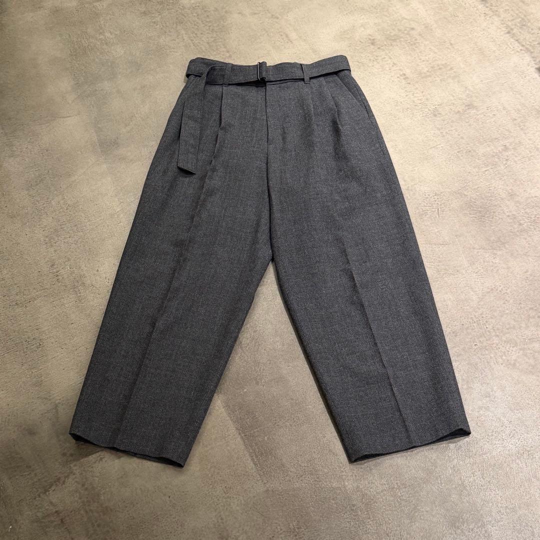 stein シュタイン スラックス ST.283-1 ツイード ウール グレーS