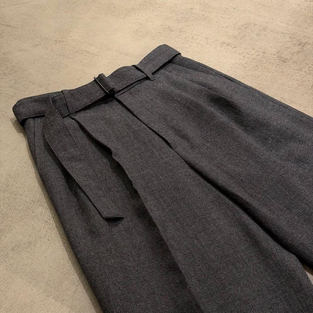 stein シュタイン スラックス ST.283-1 ツイード ウール グレーS