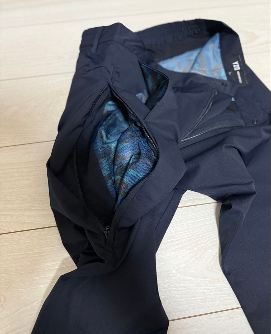 YZO ワークウェアスーツ セットアップ　ブルーカモ　迷彩　L