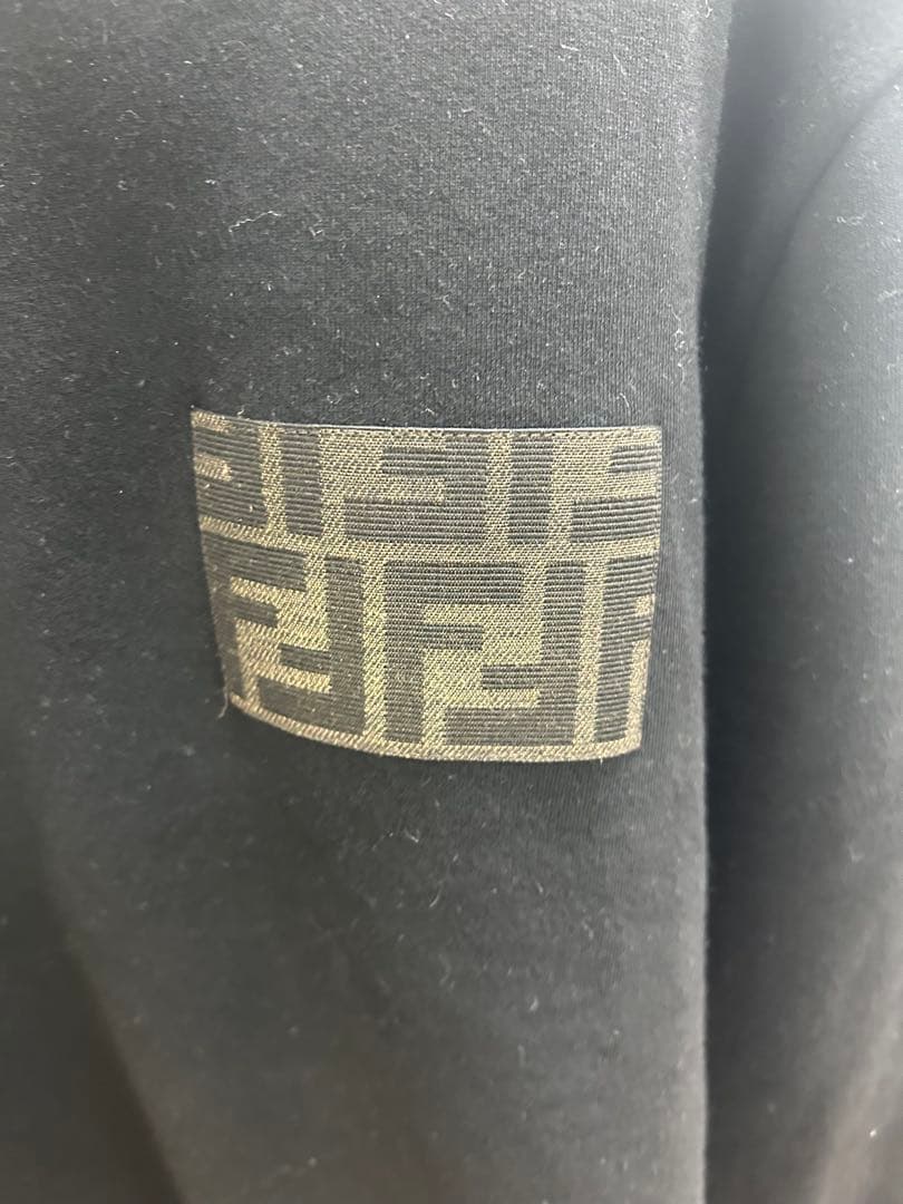 Fendi ブラック クルーネック スウェット
