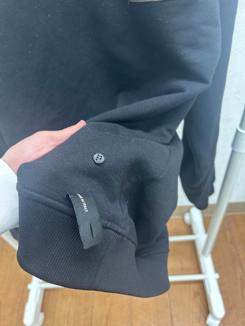 Fendi ブラック クルーネック スウェット