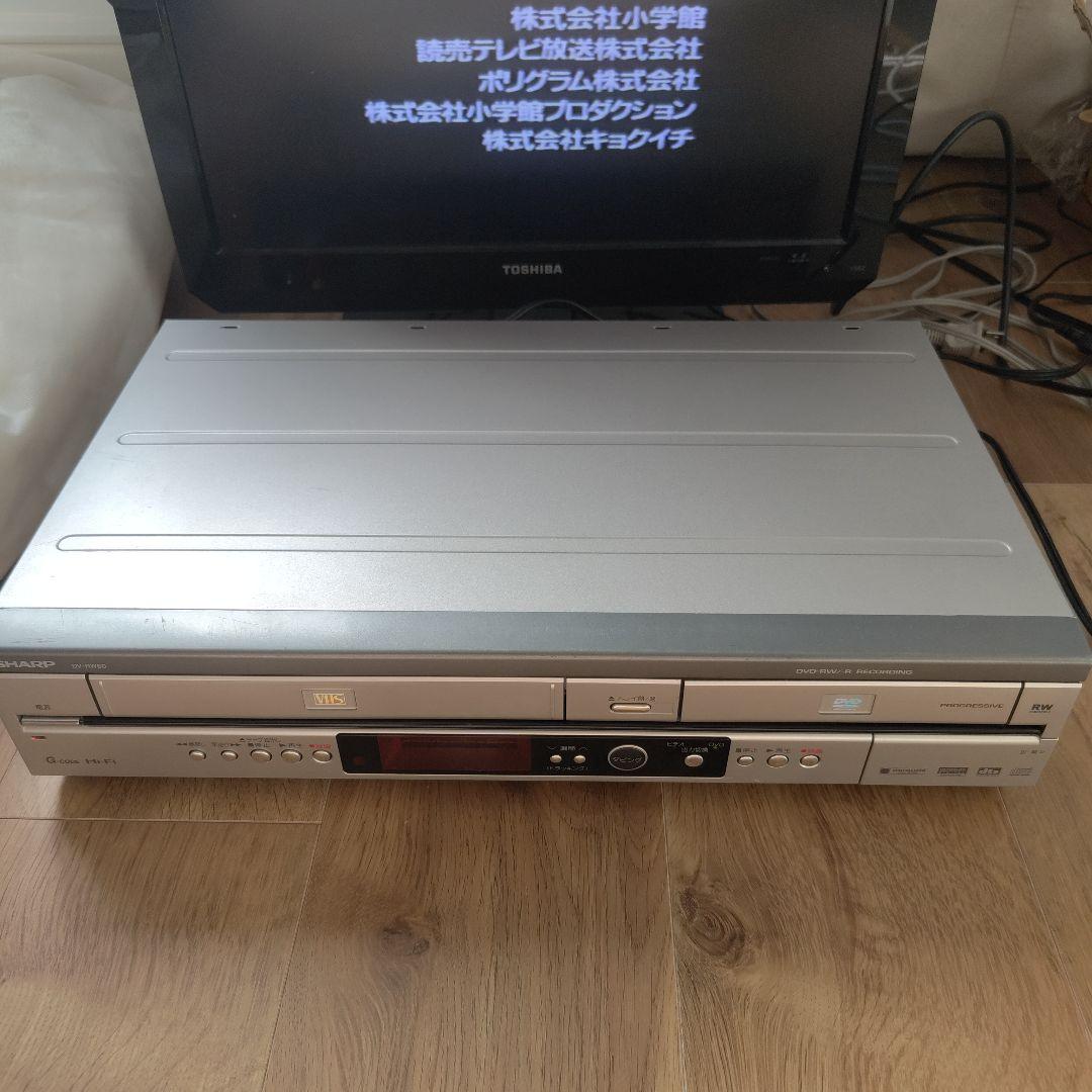SHARP DV-RW60 VHS/DVDレコーダー ダビング確認