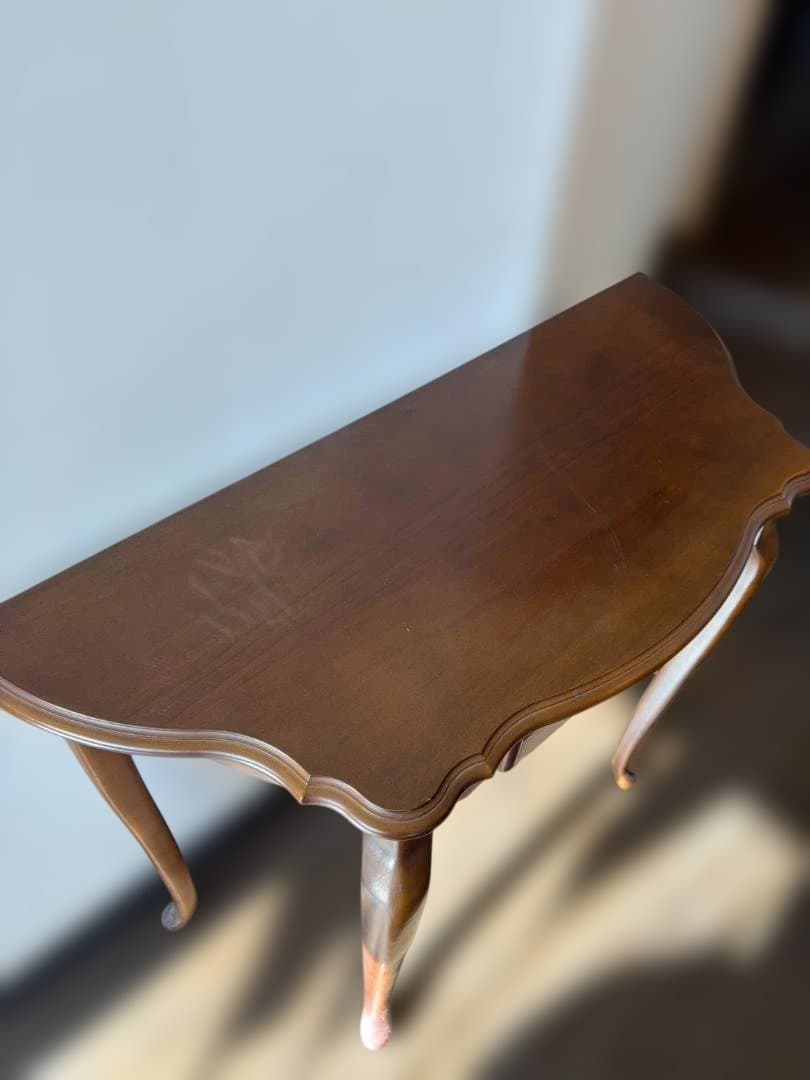 カリモク コロニアル　コーナーテーブル 猫脚　karimoku アンティーク