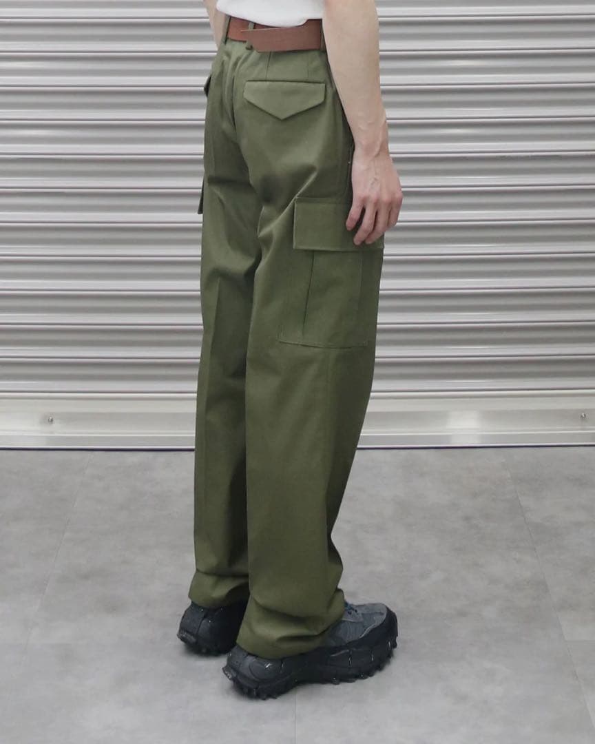 バラード　VALAADO カーゴパンツ オリーブグリーン 4ポケット
