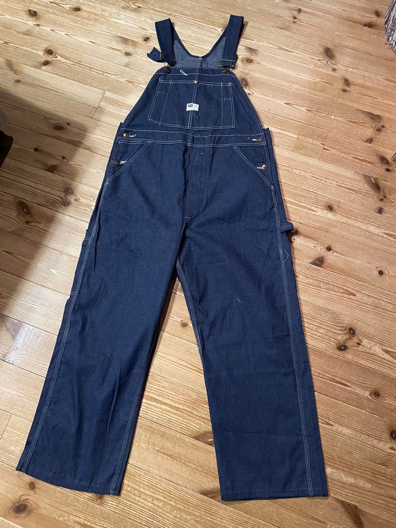 60s Sears シアーズ オーバーオール デニム 濃紺 ビンテージ デッド