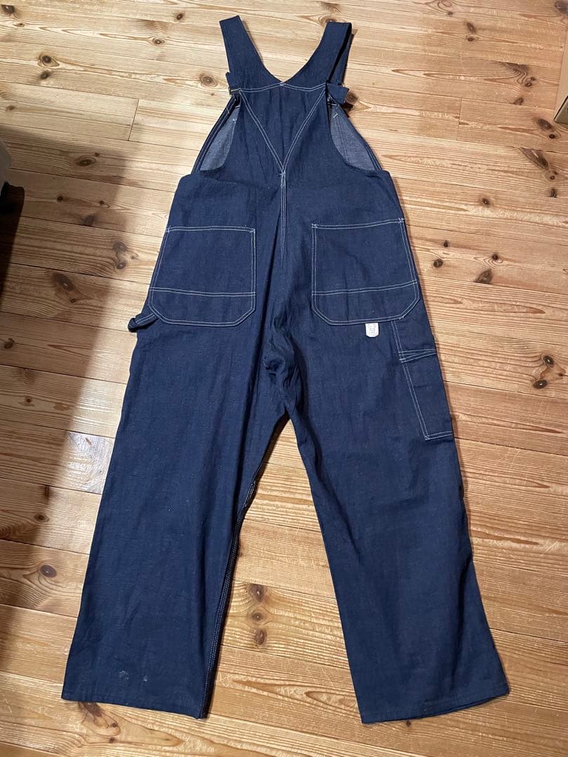 60s Sears シアーズ オーバーオール デニム 濃紺 ビンテージ デッド