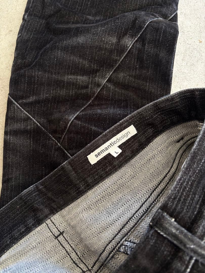 00s archive デザイン フレアパンツ y2k ブーツカット