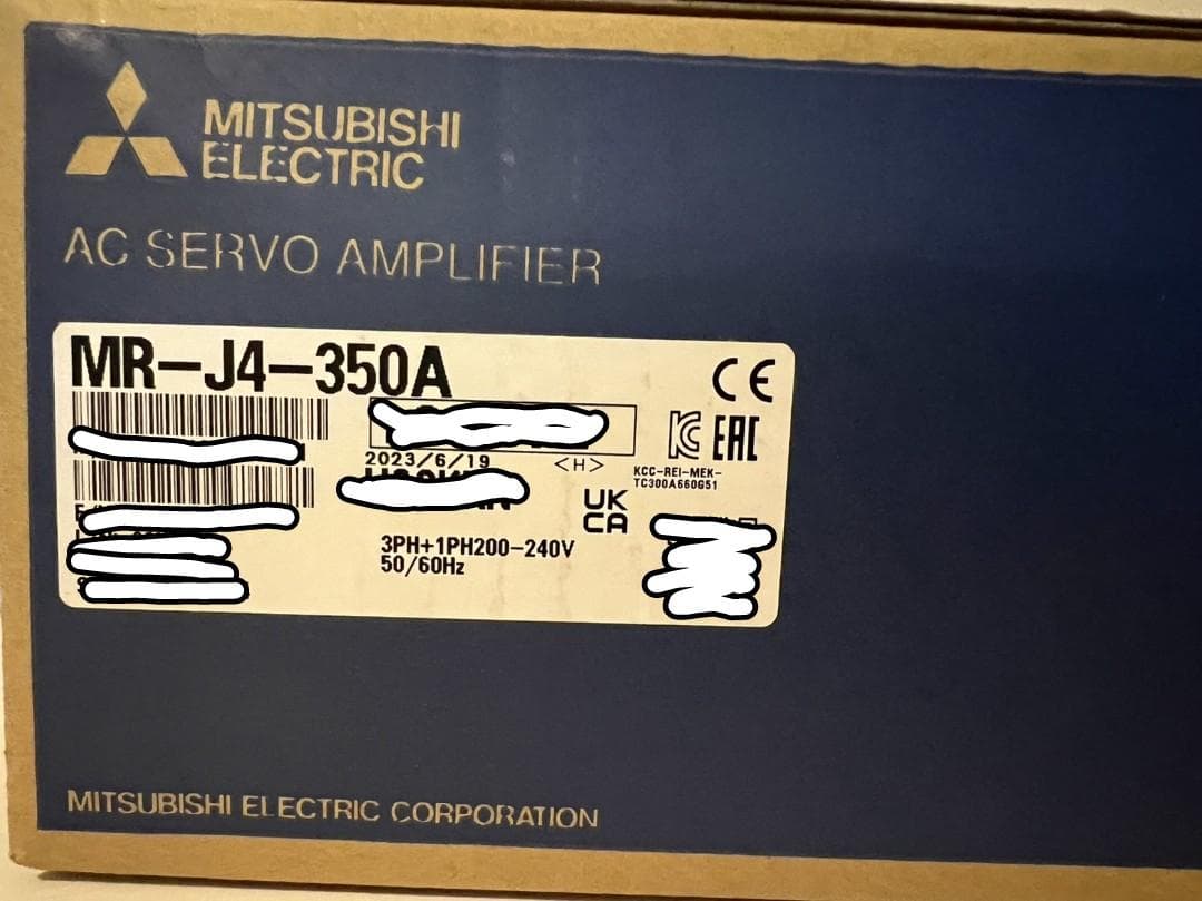 処分価格【新品未開封】三菱電機　サーボアンプ　MR-J4-350A