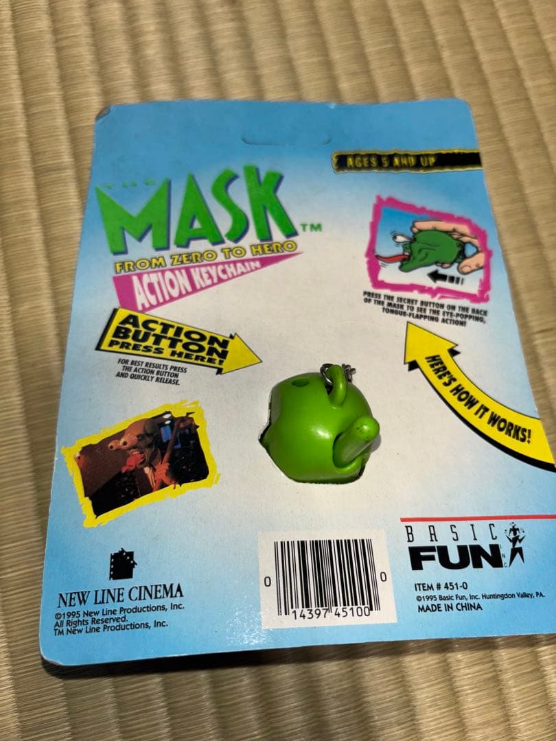 専用　 残6 the mask アクションキーチェーン　キーホルダー