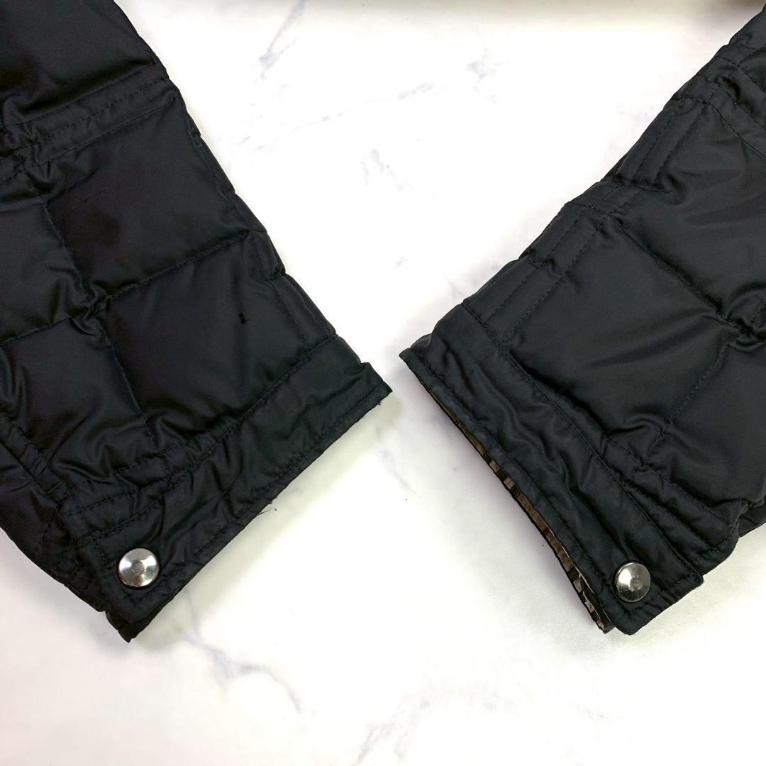 バーバリーブラックレーベル ダウンジャケット 2way ファー M　D887