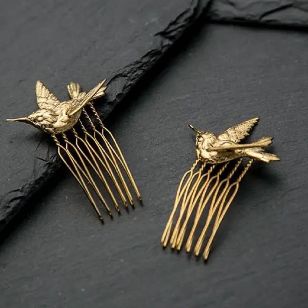 Mint Lola ミントローラ ブライダル ヘアアクセサリーコーム 2個セット