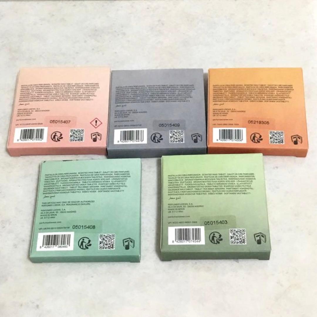 【新品】LOEWE ワックスタブレットセット ルームフレグランス　10種類