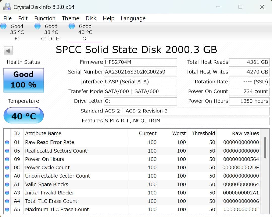 内蔵型SSD Silicon Power SSD 2TB A55
