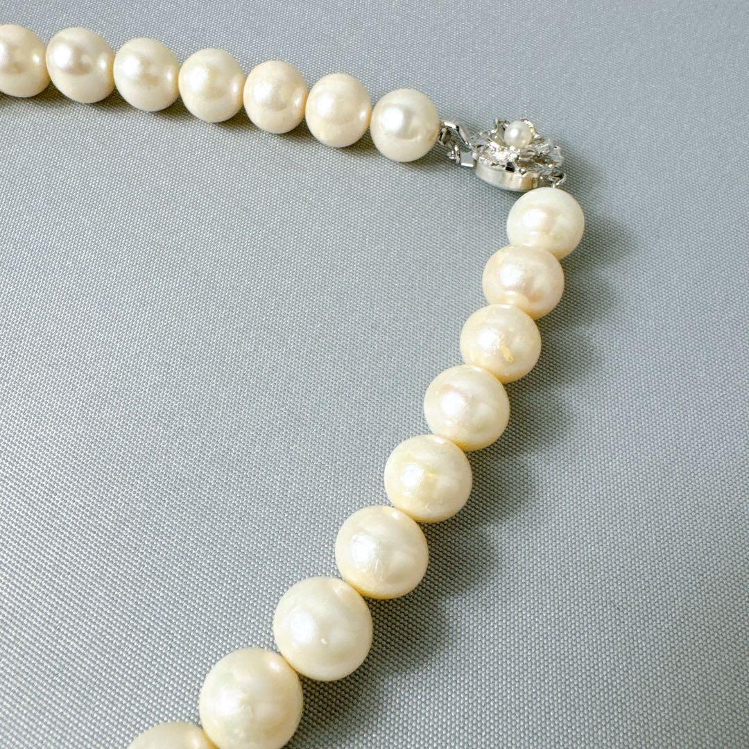 大珠 10mm珠　本真珠　ネックレス　イヤリング　セット あこや 淡水