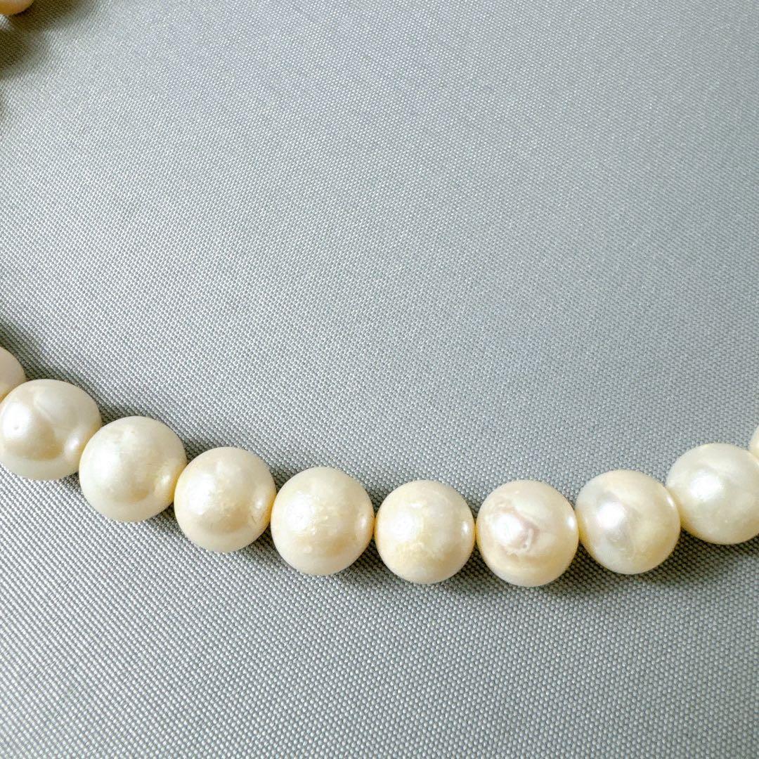 大珠 10mm珠　本真珠　ネックレス　イヤリング　セット あこや 淡水