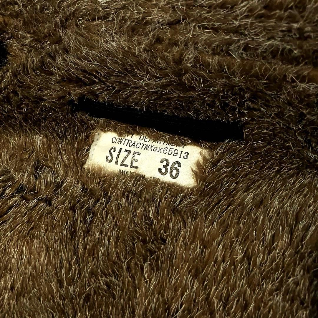 美品✨HOUSTON N-1 デッキジャケット U.S.N ミリタリー 黒