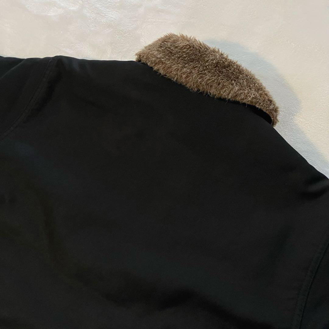 美品✨HOUSTON N-1 デッキジャケット U.S.N ミリタリー 黒