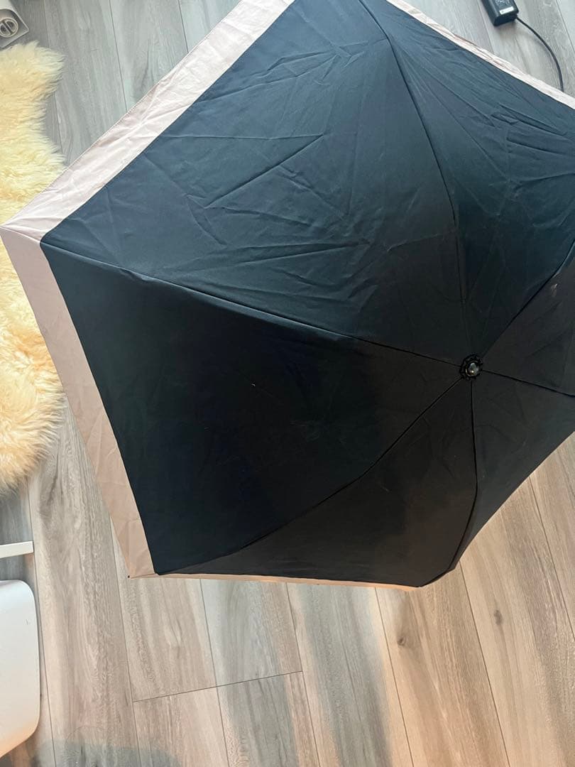 売り切れ商品⭐️サンバリア100 折りたたみ日傘三段折り　コンビ　ブラック