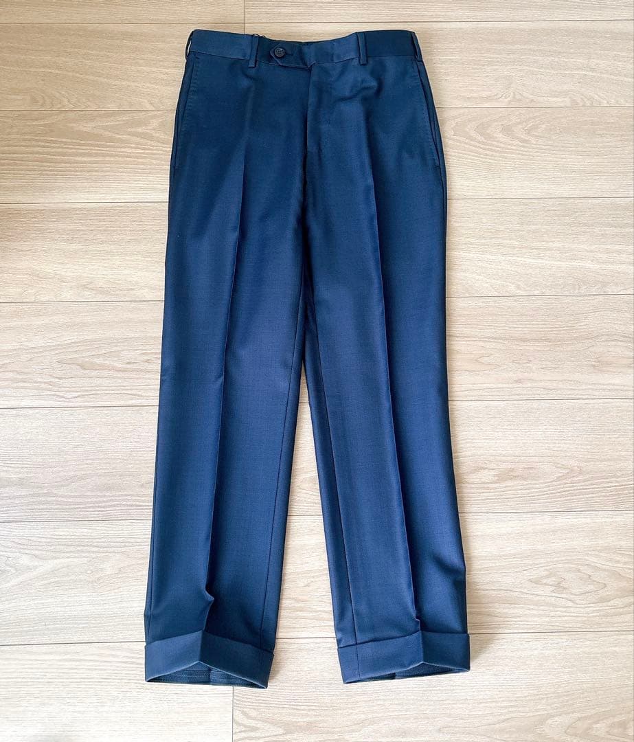 【新品未使用】エルメネジルド ゼニア スーツ スラックス パンツ ネイビー