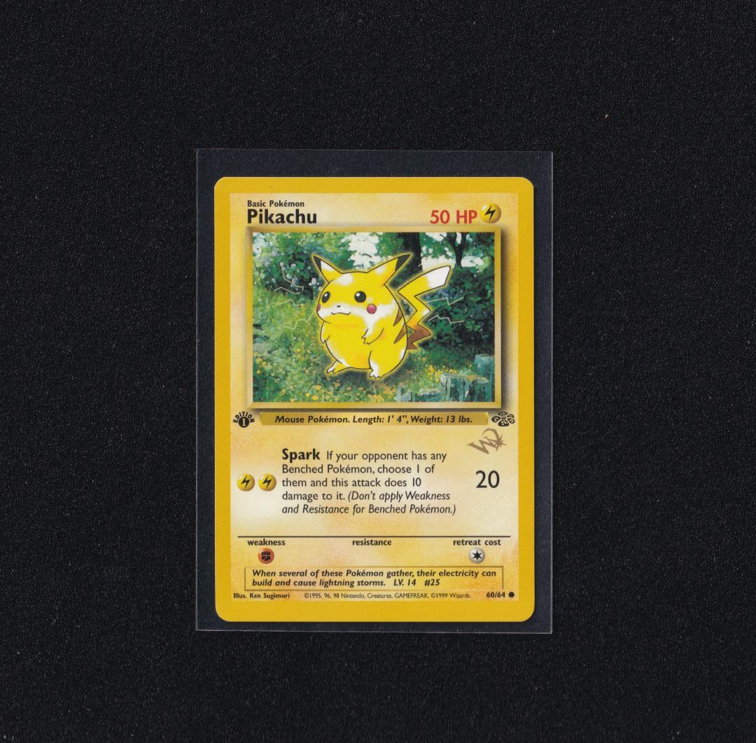 英版ピカチュウ 1st Ed. Wizards Gold Stampプロモ