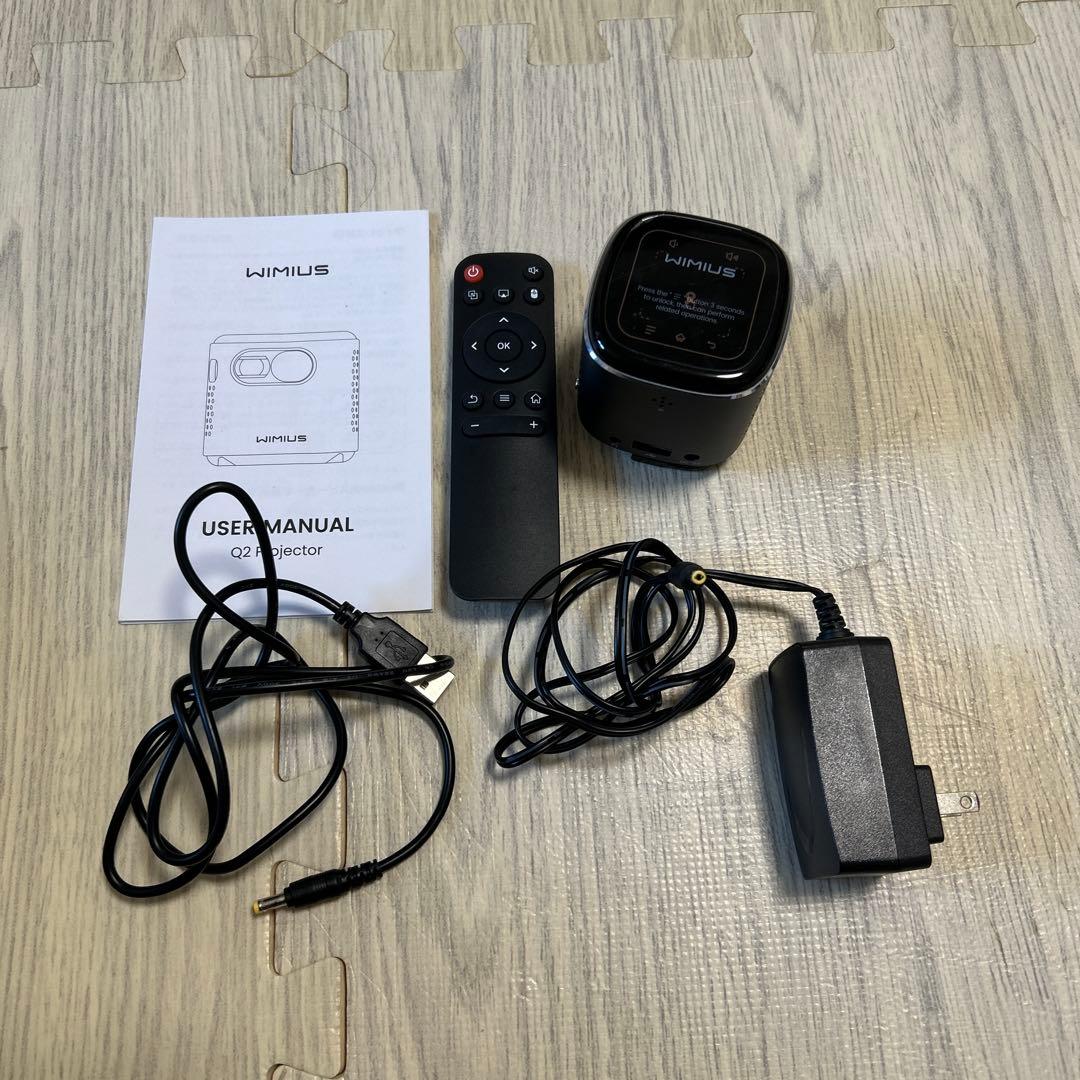 WiMiUS Q2プロジェクター小型【Android TV搭載】