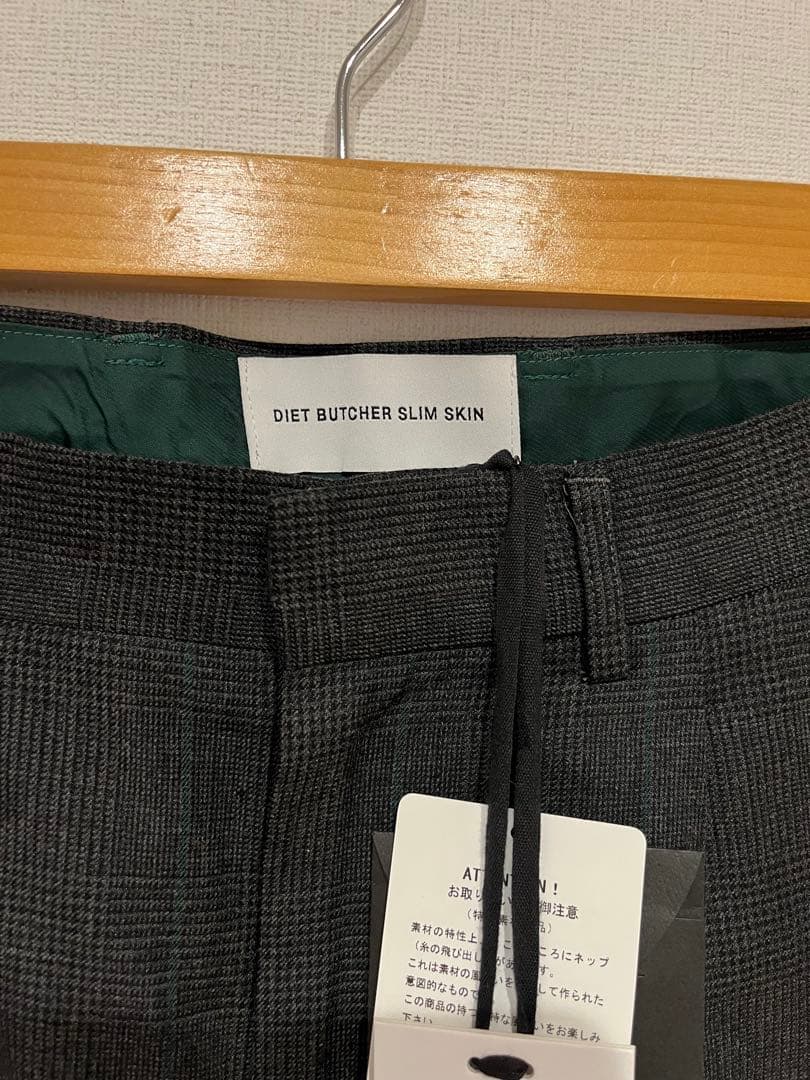 DIET BUTCHER SLIM SKIN 19ss スラックス　S 1