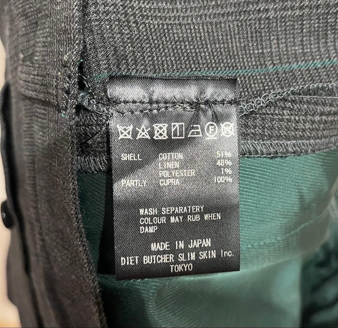 DIET BUTCHER SLIM SKIN 19ss スラックス　S 1