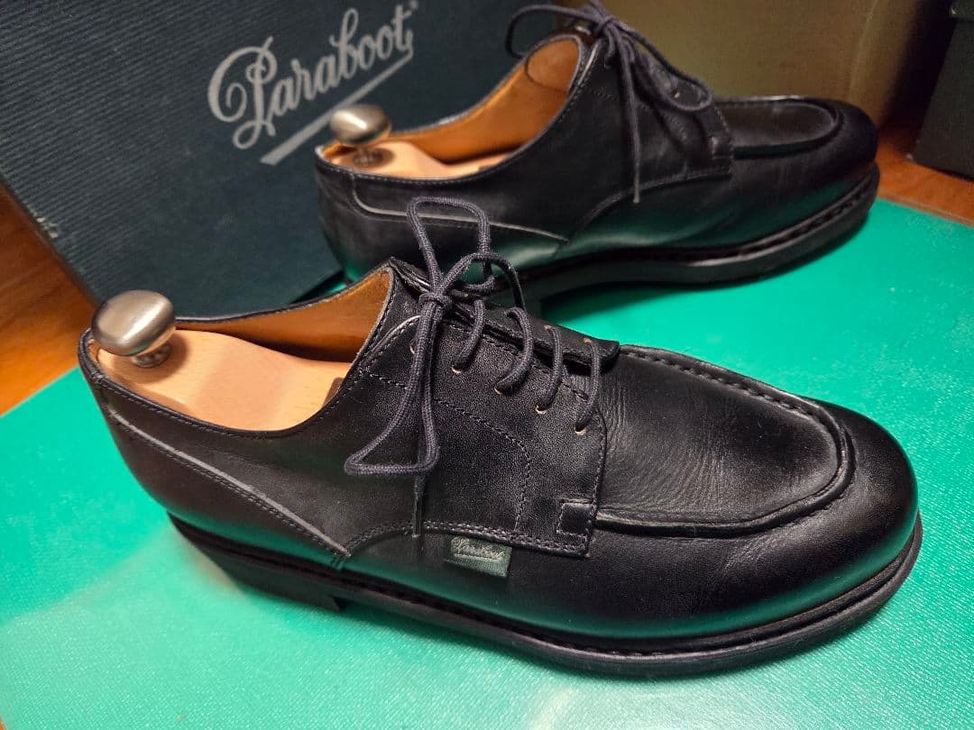 【美品】Paraboot パラブーツ CHAMBORD シャンボード　黒　6.5