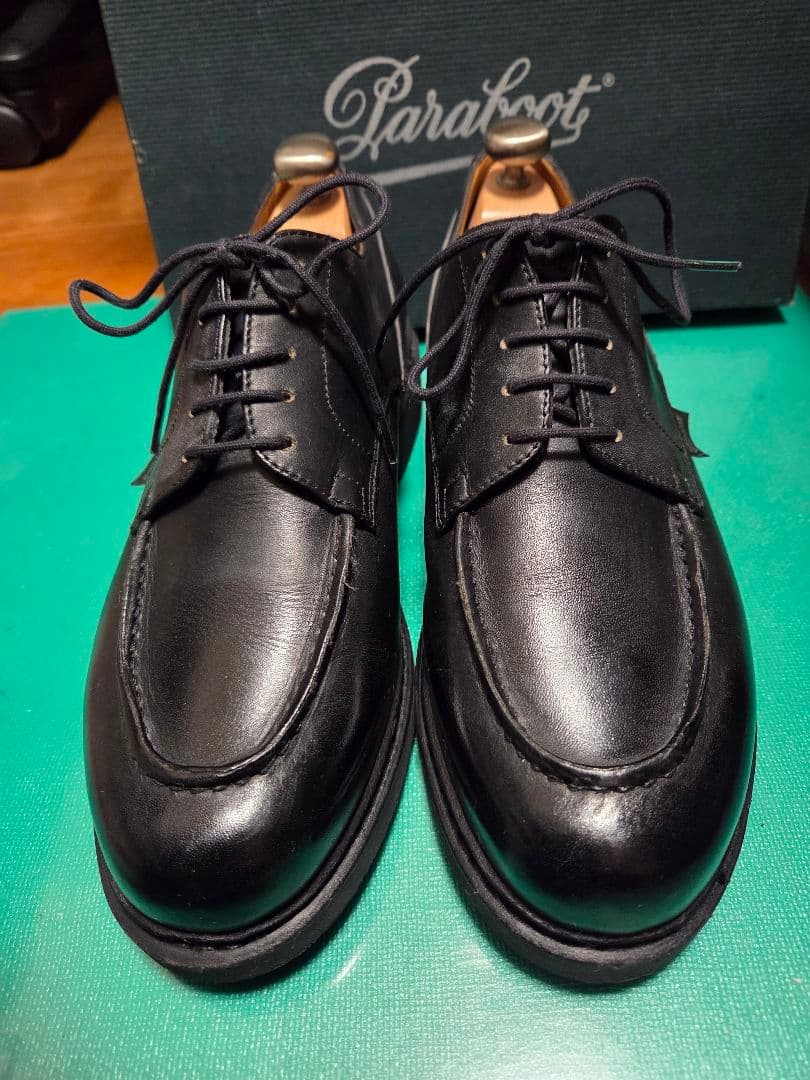 【美品】Paraboot パラブーツ CHAMBORD シャンボード　黒　6.5