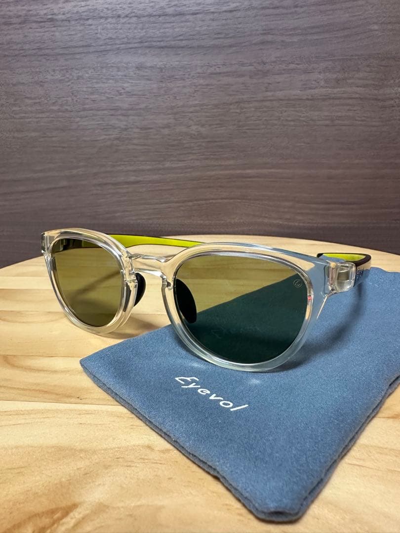 Eyevol LEIFER Ⅲ 偏光レンズ サングラス クリア ベッコウ