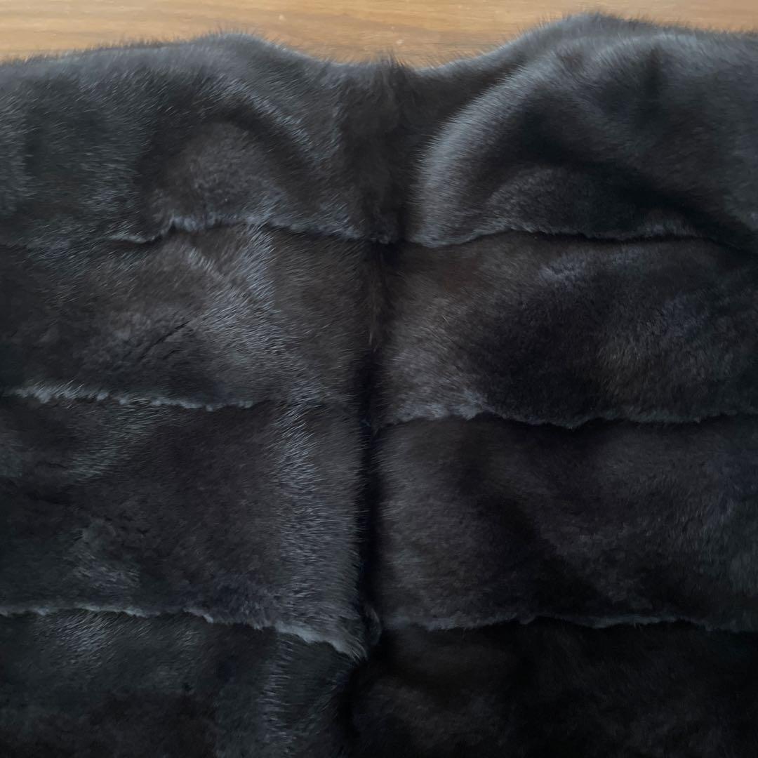 VIOLETA ダークブラウン ファーベスト