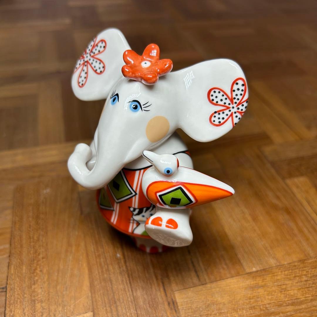 Villeroy&Boch　ビレロイボッホ　置物　象　インテリア　3体セット