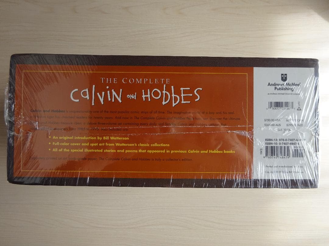 カルビンとホッブス 完全版 ハードカバー版 2005年 初版 BOXセット