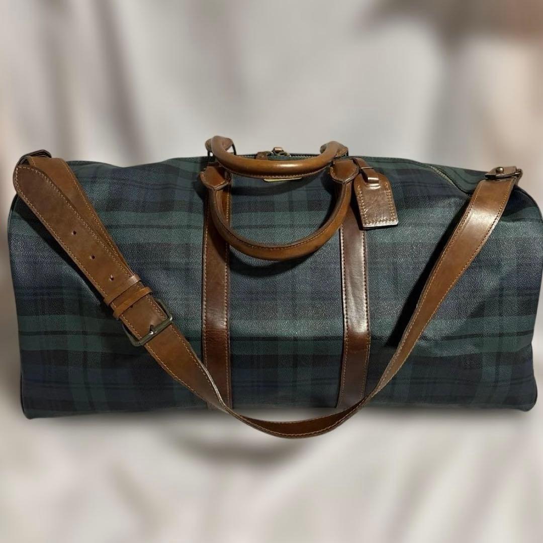 ポロ ラルフローレン ボストンバッグ チェック