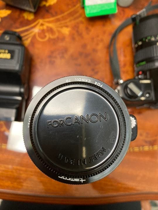 Canon AE-1 レンズ　ストロボ　フイルム　ケース　付