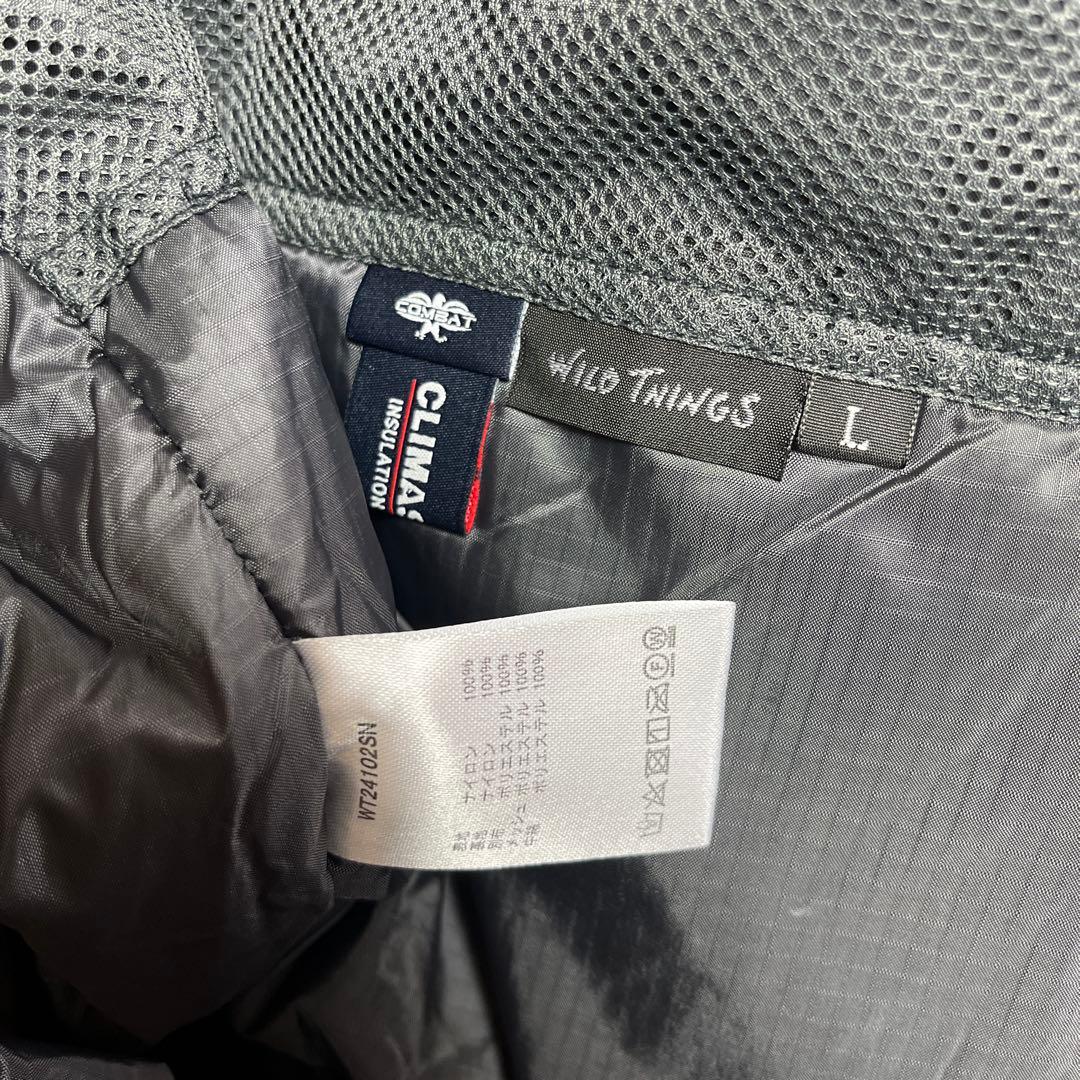 新品 ワイルドシングス ハッピージャケット　タイプ 黒Lハッピースーツ ダウン