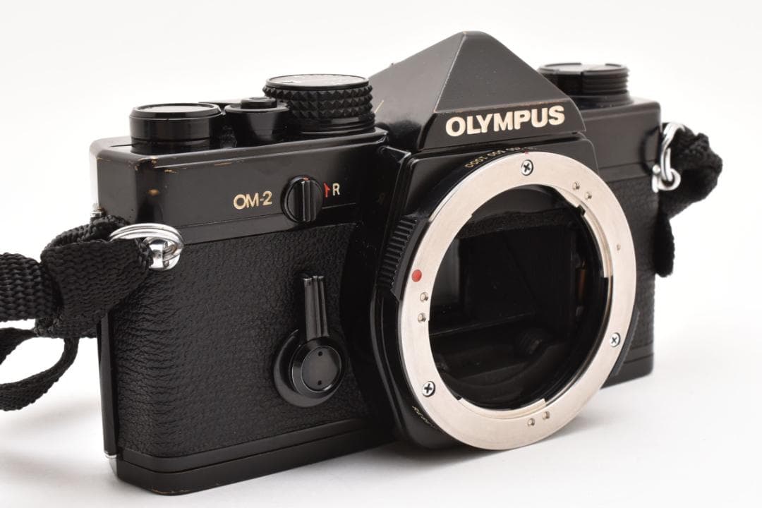 良品 OLYMPUS オリンパス OM-2 ブラック モルト新品交換済 M640