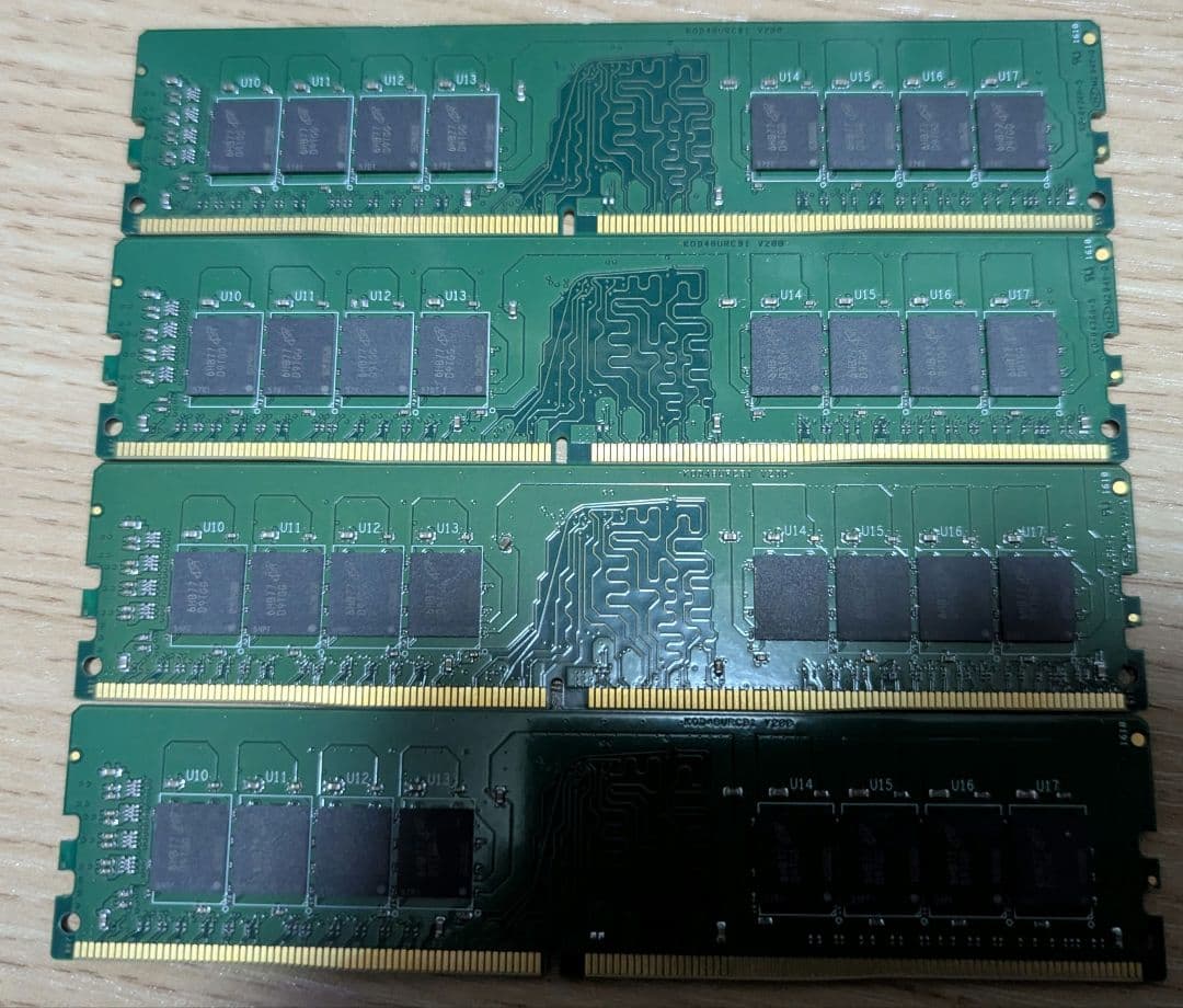 crucial DDR4 2133 8GB 4枚セット メモリ