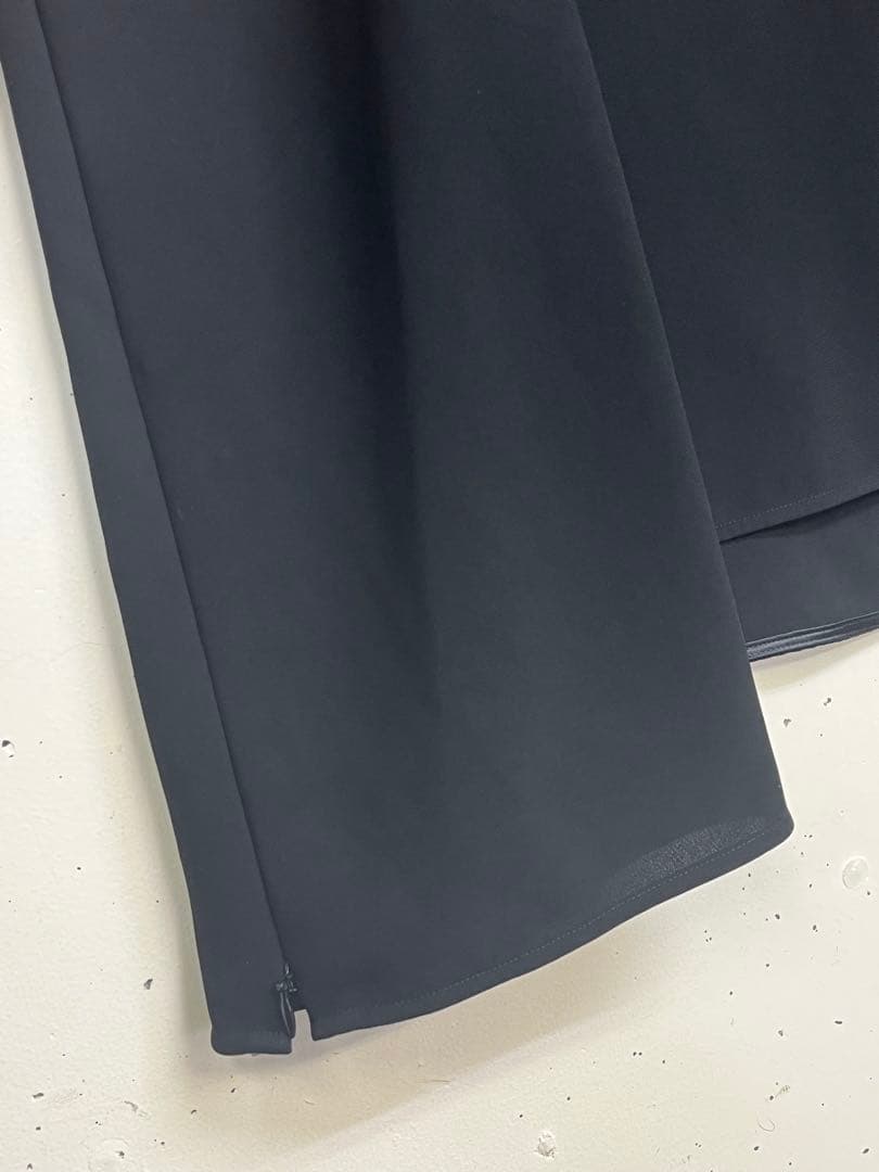 EVERYDAY I LIKE 24SS ジップスリーブ ブラウス ボートネック