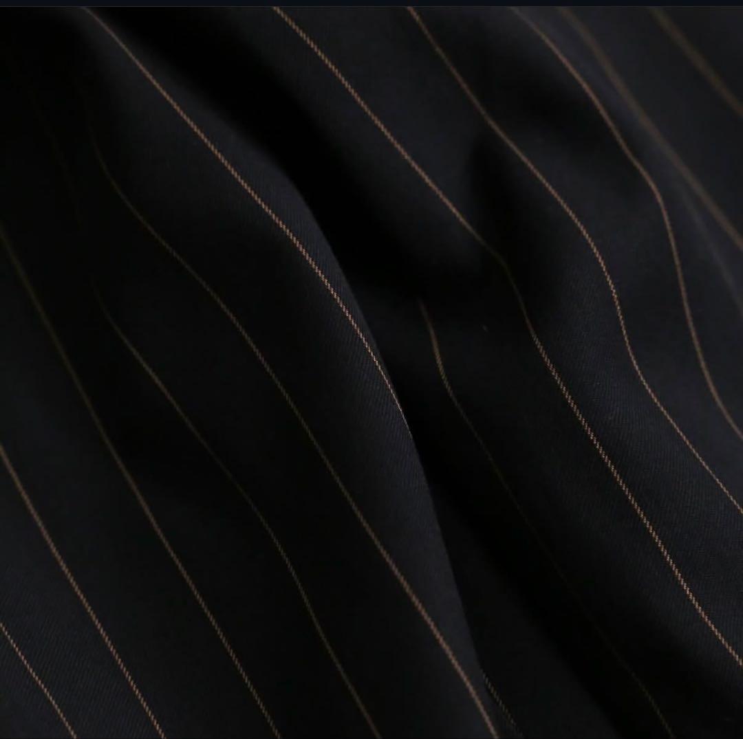 パンツ 1980-90s pin stripe 2tuck slacks