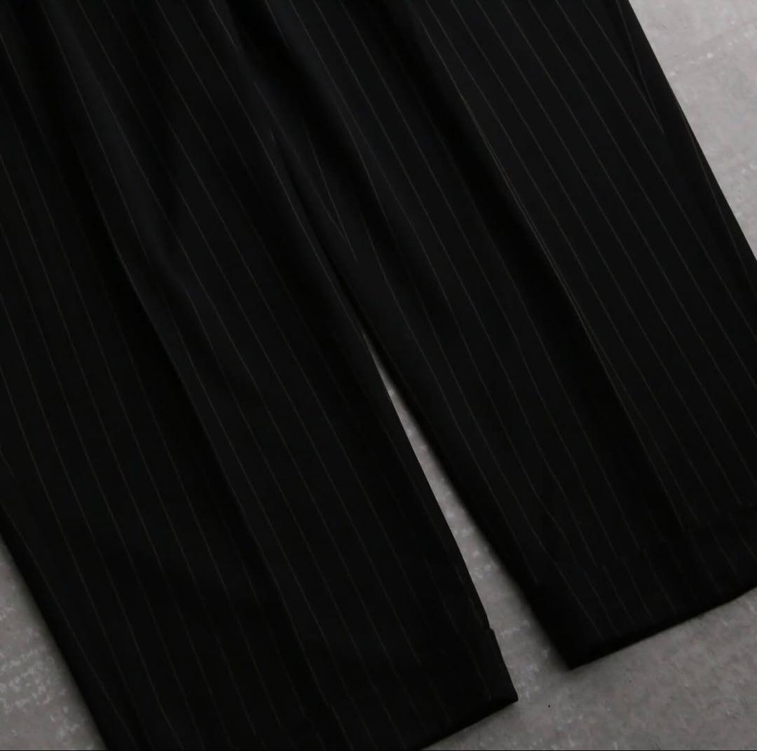 パンツ 1980-90s pin stripe 2tuck slacks