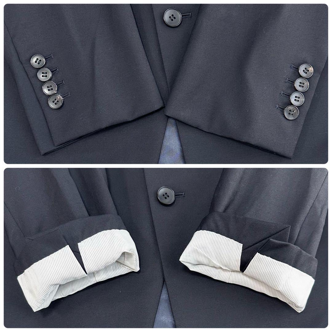 美品✨セオリー × ロロピアーナ セットアップ スーツ ブラック Lサイズ 40