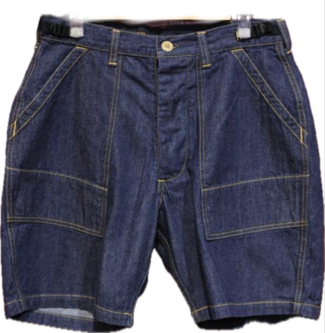 フリーホイーラーズ ワーククロー ジング デニムショーツサイドワインダー