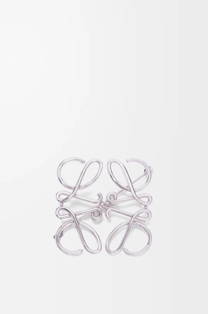 美品 LOEWE ロエベ - シルバー アナグラム　 ブローチ