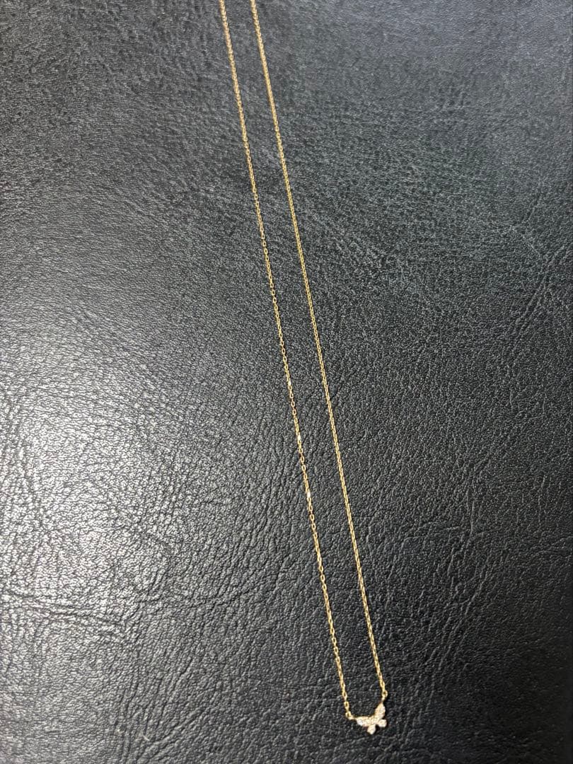 k10バタフライダイヤネックレス