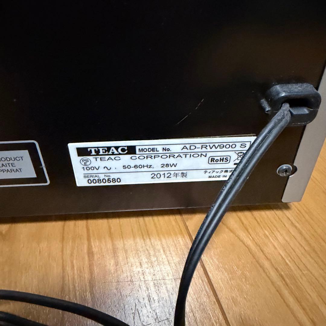 TEAC AD-RW900 CDカセットレコーダー