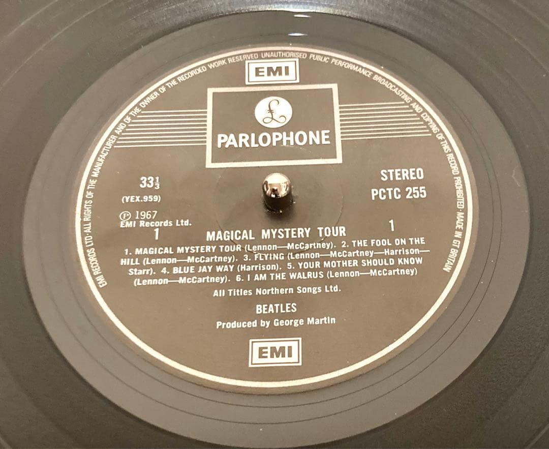 ビートルズ/レコード/マジカルミステリーツアー /UK超初期盤/stereo