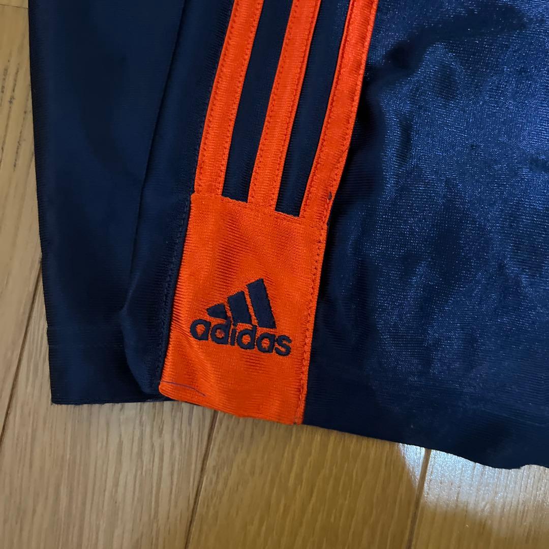 00s archive adidas トラックパンツ　極太　横全ボタン　裾幅27