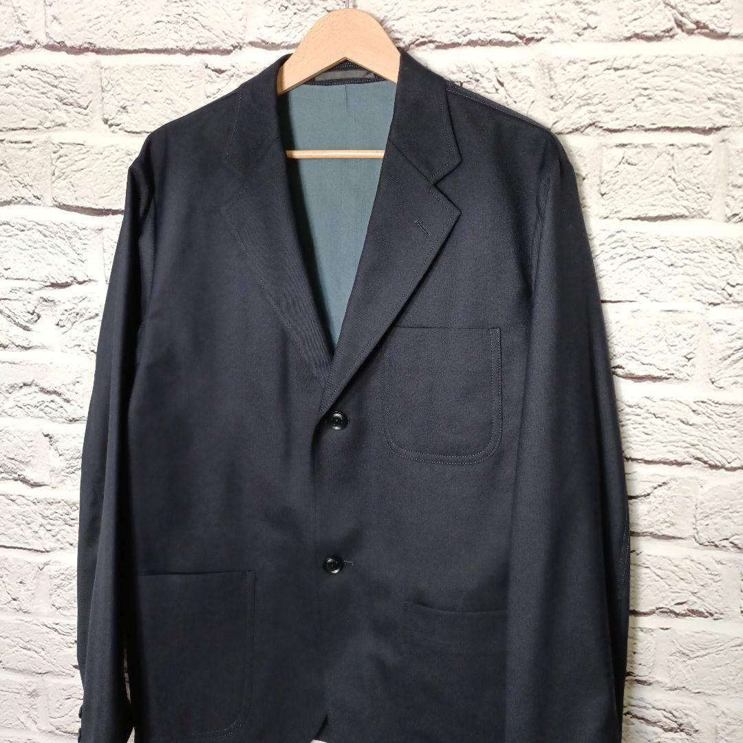 極美品■nanamica オーバサイズ テーラードジャケット ネイビー