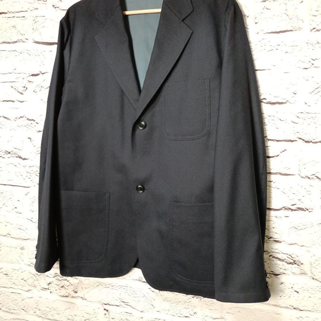 極美品■nanamica オーバサイズ テーラードジャケット ネイビー